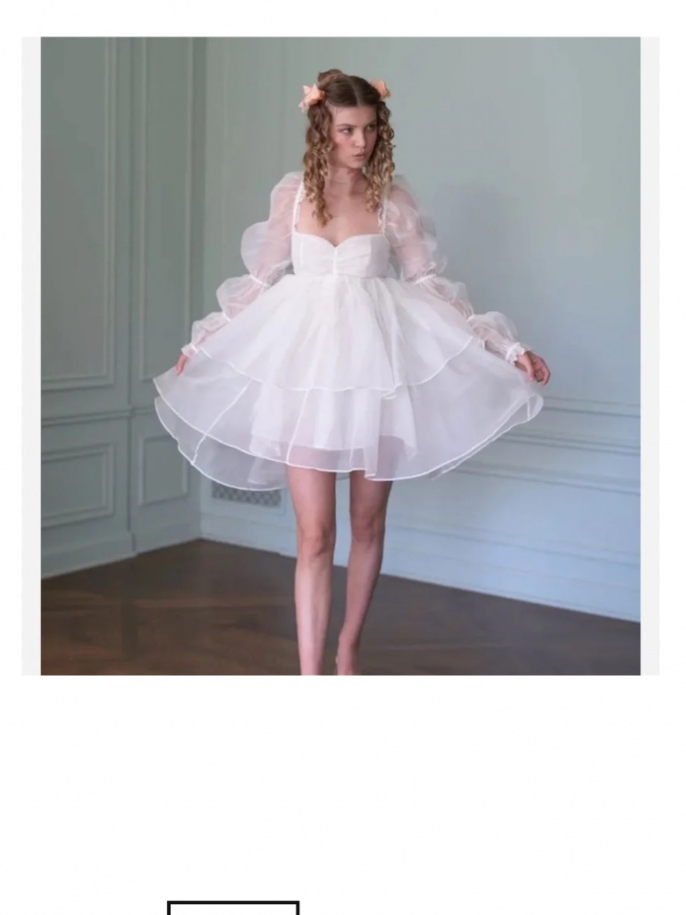 Selkie Silk Gauze Ivory Moonlight Dress in 6x, BNWT